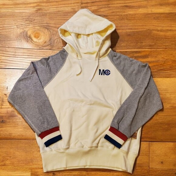 Mcnairy&co Hoodie Mens XL ABA Afterhood Grey Vintage White Crewneck Pullover NWT - Picture 1 of 8